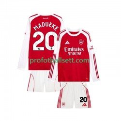 Fotballdrakt Arsenal Noni Madueke 20 Barn Hjemmekit 2025-2026 Langermet