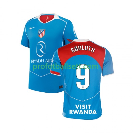 Fotballdrakt Atlético Madrid Alexander Sorloth 9 Herre Tredjekit 2025-2026 Kortermet