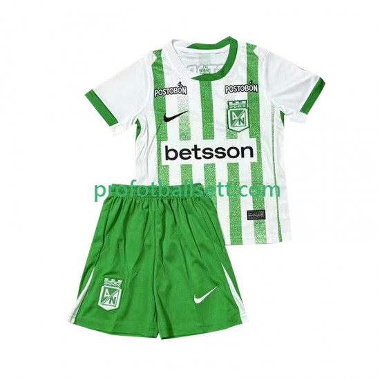 Fotballdrakt Atletico Nacional Barn Hjemmekit 2025 Kortermet