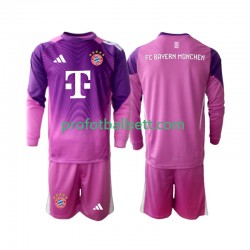 Fotballdrakt FC Bayern München Keeper Barn Fjerdekit 2025-2026 Langermet