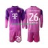 Fotballdrakt FC Bayern München Keeper Sven Ulreich 26 Barn Fjerdekit 2025-2026 Langermet