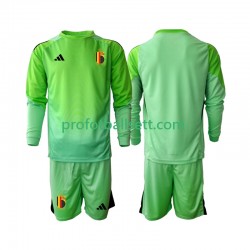 Fotballdrakt Belgia Keeper Barn Hjemmekit 2025 Langermet