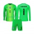 Fotballdrakt Brasil Keeper Alisson Becker 1 Barn Hjemmekit 2026 Langermet
