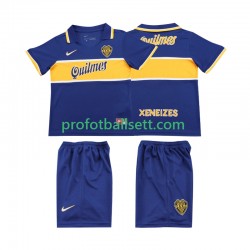 Retro Fotballdrakt CA Boca Juniors 1996 1997 Barn Hjemmekit Kortermet