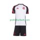 Fotballdrakt CR Flamengo Barn Bortekit 2025-2026 Kortermet