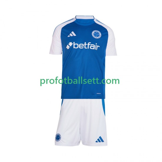 Fotballdrakt Cruzeiro Barn Hjemmekit 2025-2026 Kortermet