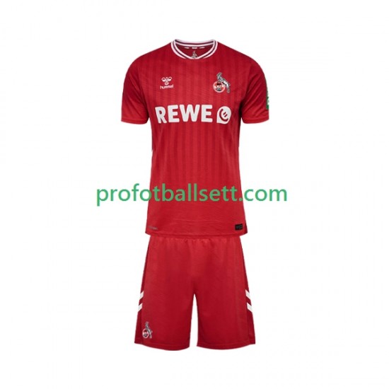 Fotballdrakt FC Köln Barn Bortekit 2025-2026 Kortermet