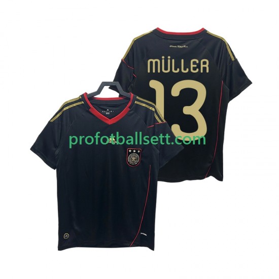 Retro Fotballdrakt Tyskland MULLER 13 Herre Bortekit 2010 Kortermet