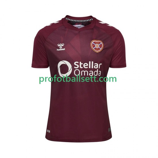 Fotballdrakt Hearts Herre Hjemmekit 2025-2026 Kortermet