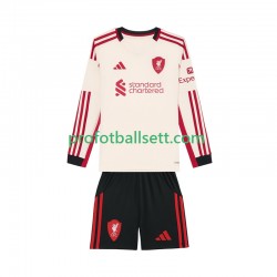 Fotballdrakt Liverpool Barn Bortekit 2025-2026 Langermet