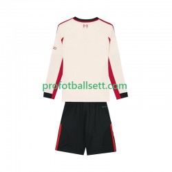 Fotballdrakt Liverpool Barn Bortekit 2025-2026 Langermet