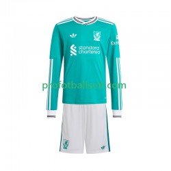 Fotballdrakt Liverpool Barn Tredjekit 2025-2026 Langermet