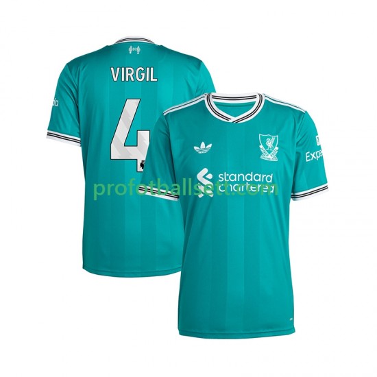 Fotballdrakt Liverpool Virgil van Dijk 4 Herre Tredjekit 2025-2026 Kortermet