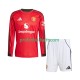 Fotballdrakt Manchester Utd Barn Hjemmekit 2025-2026 Langermet