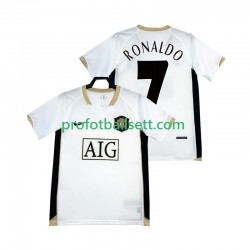 Retro Fotballdrakt Manchester Utd RONALDO 7 -2007 Herre Bortekit 2006 Kortermet