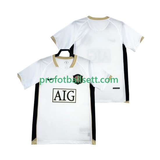 Retro Fotballdrakt Manchester Utd -2007 Herre Bortekit 2006 Kortermet