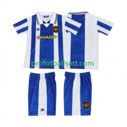 Retro Fotballdrakt Manchester Utd 1996 Barn Tredjekit 1994 Kortermet