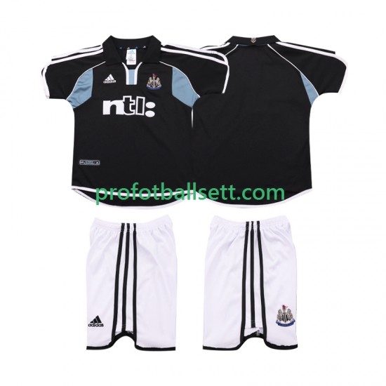 Retro Fotballdrakt Newcastle United 2000 2001 Barn Bortekit Kortermet