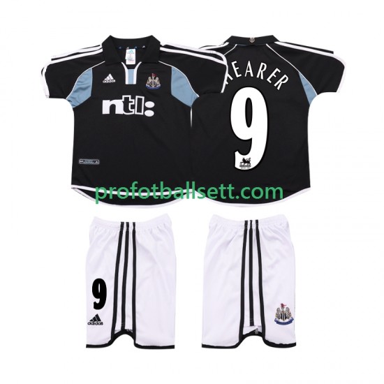 Retro Fotballdrakt Newcastle United SHEARER 9 2000 2001 Barn Bortekit Kortermet