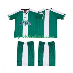 Retro Fotballdrakt Nigeria 1996 Barn Hjemmekit Kortermet