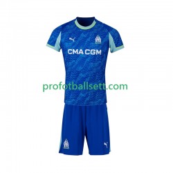 Fotballdrakt Olympique de Marseille Barn Tredjekit 2025-2026 Kortermet