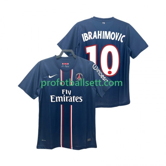 Retro Fotballdrakt Paris Saint-Germain IBRAHIMOVIC 10 2012 2013 Herre Hjemmekit Kortermet
