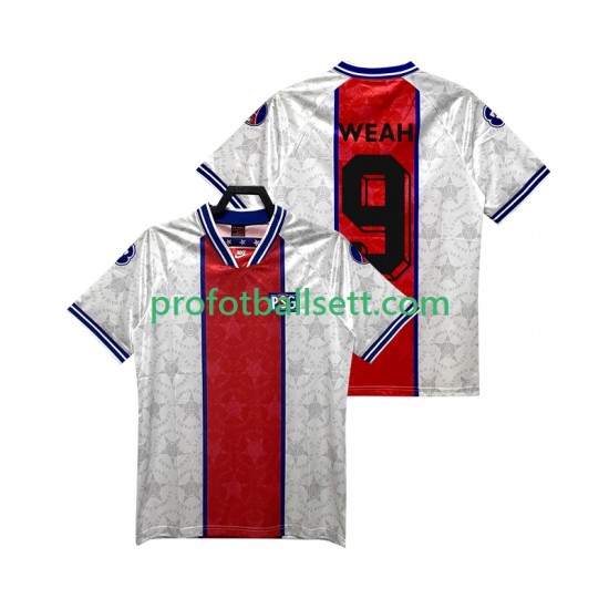 Retro Fotballdrakt Paris Saint-Germain WEAH 9 1995 Herre Bortekit 1994 Kortermet
