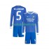 Fotballdrakt Real Madrid Jude Bellingham 5 Barn Tredjekit 2025-2026 Langermet