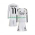 Fotballdrakt Real Madrid Rodrygo 11 Barn Hjemmekit 2025-2026 Langermet