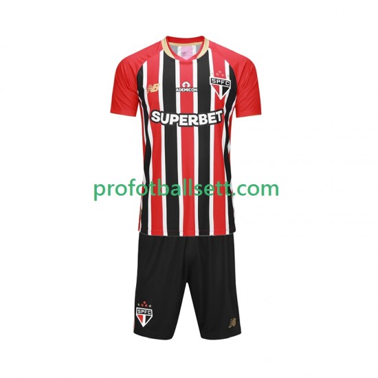 Fotballdrakt Sao Paulo Barn Bortekit 2025-2026 Kortermet