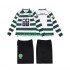 Retro Fotballdrakt Sporting CP 2001 2003 Barn Hjemmekit Langermet