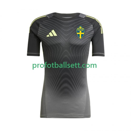 Fotballdrakt Sverige Keeper Herre Bortekit 2025-2026 Kortermet