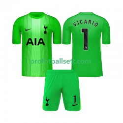 Fotballdrakt Tottenham Hotspur Keeper Guglielmo Vicario 1 Barn Hjemmekit 2025-2026 Kortermet
