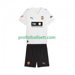 Fotballdrakt Valencia CF Barn Hjemmekit 2025-2026 Kortermet